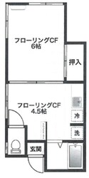 ハイツ蘭亭の物件間取画像